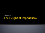 The Height of Imperialism - Staff Portal Camas School District