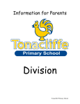 Division - Tonacliffe Primary School