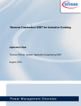 Infineon Application Note Reverse Conduction IGBT for Induction