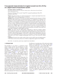 X-ray spectral measurements for tungsten