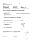 Review Worksheet Chapter 3 part 1 alternate exterior angles