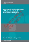 Prescription and Management of Intravenous Patient