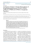 Combination Analysis in Genetic Polymorphisms of Drug