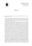 Brno Studies in English Volume 38, No. 1, 2012 ISSN 0524