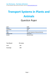 Transport Systems in Plants and Animals
