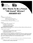 100 Grand - Wisconsin Poison Center