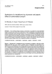 Hydrolysis of œ-lactalburnin by chymosin and pepsin. Effect