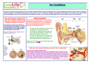 Ear Conditions - LiveLife Pharmacy
