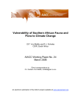 Vulnerability of Southern African Fauna and Flora to