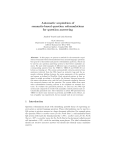 Automatic acquisition of semantic-based question reformulations for