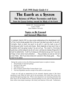 The Earth as a System - James Madison University