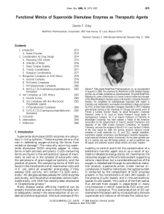 Functional Mimics of Superoxide Dismutase Enzymes as