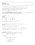 MATH 1910 Implicit Differentiation x = − 4 8 2 0 x y + ⋅ = dy dx dy dx