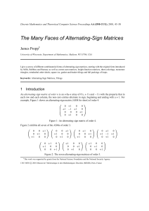 The Many Faces of Alternating-Sign Matrices