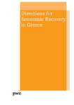 Directions for Economic Recovery in Greece