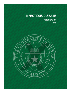 the Infectious Disease Plan