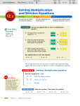 Solving Multiplication and Division Equations