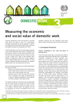 Measuring the economic and social value of domestic work