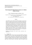 Electromagnetic Fields Measurements of a Cellular Mobile Systems