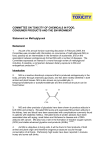 COT statement on methylglyoxal