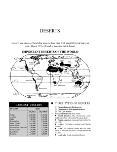 deserts - Brilliance College