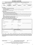 Sickness Claim Form