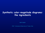 Synthetic color-magnitude diagrams: the ingredients