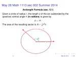 May 28 Math 1113 sec 002 Summer 2014