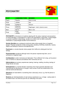 psychiatry