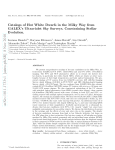 Catalogs of Hot White Dwarfs in the Milky Way from GALEX`s