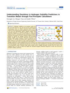 Understanding Deviations in Hydrogen Solubility
