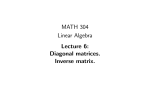 MATH 304 Linear Algebra Lecture 6