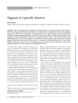 Diagnosis of Legionella Infection