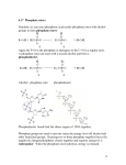 4.17 Phosphate esters Similarly we can react phosphoric acid (really