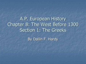 The Greeks - morganhighhistoryacademy.org