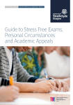 Guide to Stress Free Exams, Personal Circumstances and Academic
