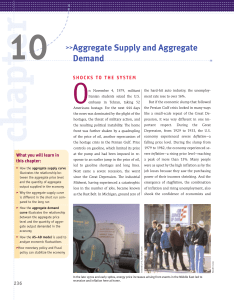 1O >>Aggregate Supply and Aggregate Demand