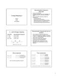 Linkage Mapping 2 3 – point linkage mapping One crossover Two