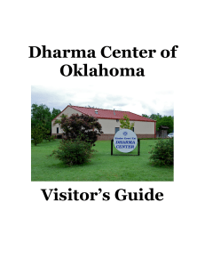 Vistor Guide1 - Dharma Center of Oklahoma