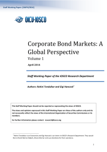 SWP4: Corporate Bond Markets (Vol 1) - A global perspective