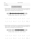 2. Set and Interval Notation Activity