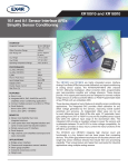 16:1 and 8:1 Sensor Interface AFEs Flyer