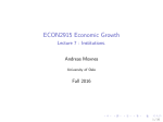 ECON2915 Economic Growth