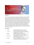 Ch 12: Electricity