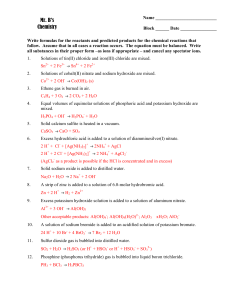 Mr. B`s Chemistry