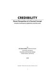 Credibility - University of Hawaii