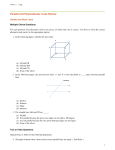 Parallel and Perpendicular Lines Review