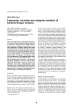 MicroReview Expression, secretion and antigenic - UvA-DARE