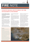 climate change and its impact on the management of