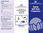 Suprep Split Dose Preparation